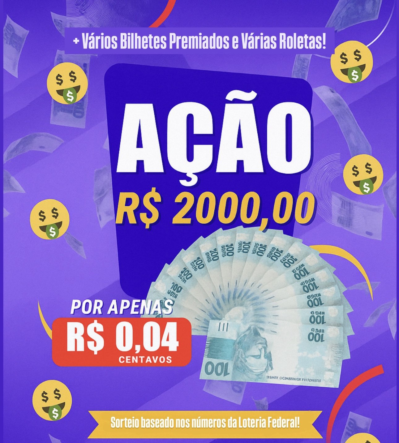 ⚡AÇÃO: 2 MIL REAIS NO PIX!💰